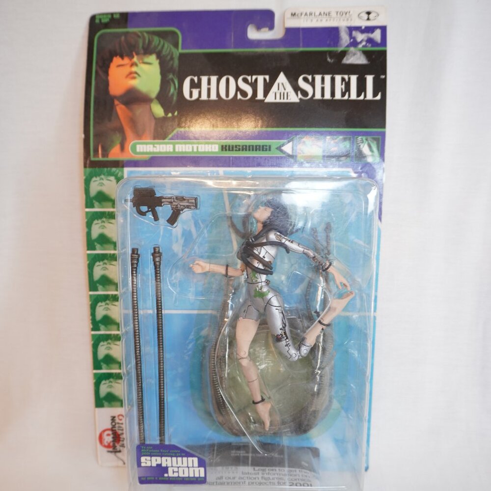 Ghost in the Shell Motoko Kusanagi Figure - Vintage McFarlane Toys - Rare Spawn